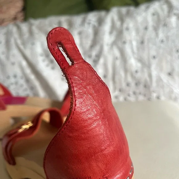 Swedish Hasbeens platform sandals, 8.5 narrow *NOTE they need ankle straps* - Picture 7 of 8